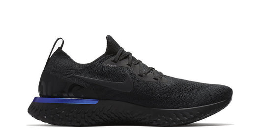 Nike Epic React Flyknit "Black / Racer Blue"