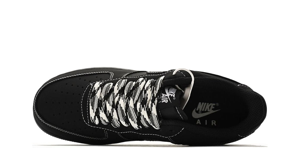 Nike Air Force Black with White stitches