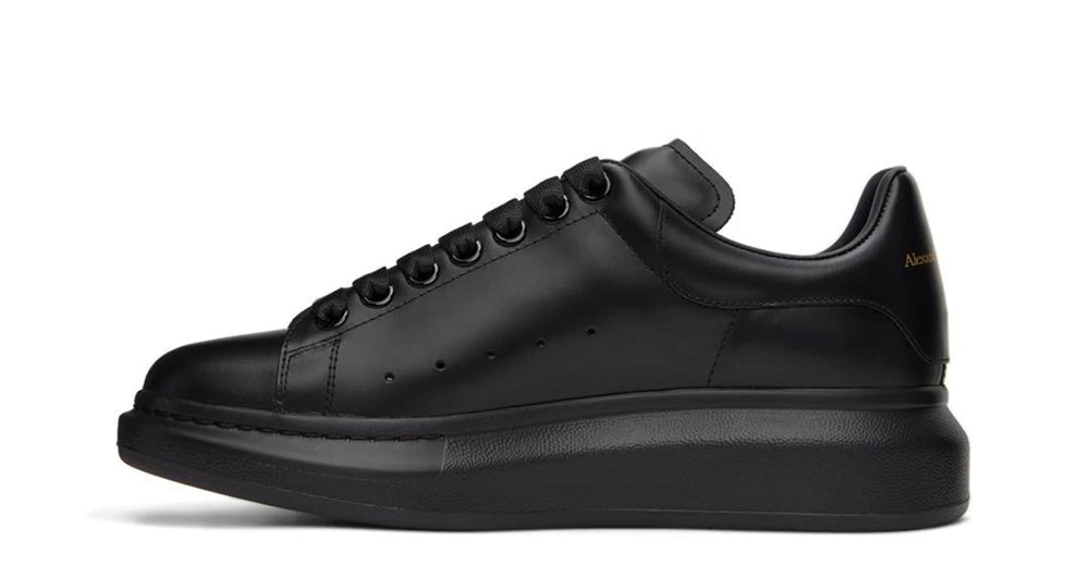 Alexander McQueen Oversized Sneaker On Foot Review All Black Version 