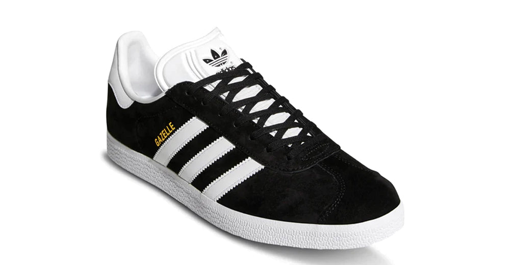 Adidas Gazelle "Core Black White Gold"