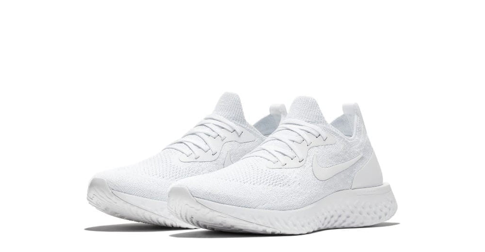 Nike Epic React Flyknit "Triple White"