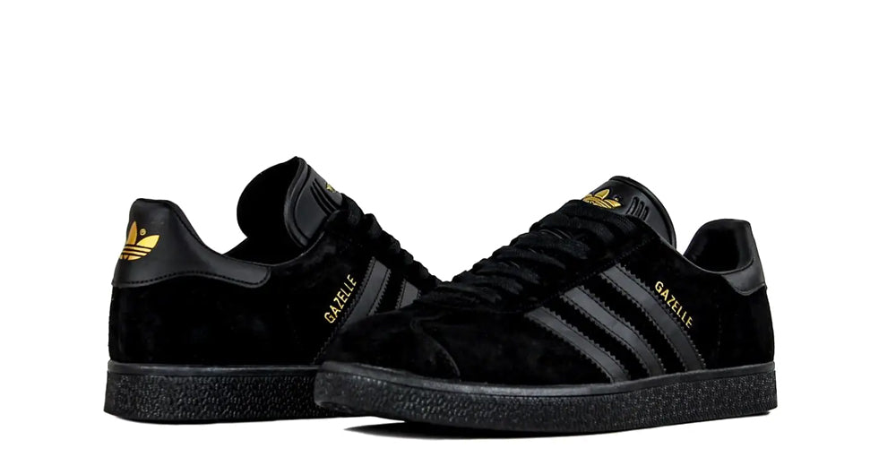 Adidas Gazelle 'Black Gold Metallic'