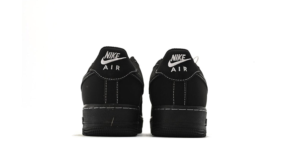 Nike Air Force Black with White stitches