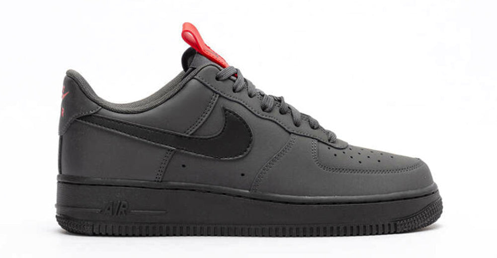 Nike Air Force 1 low Anthracite (Dark Grey / Red)