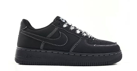 Nike Air Force Black with White stitches