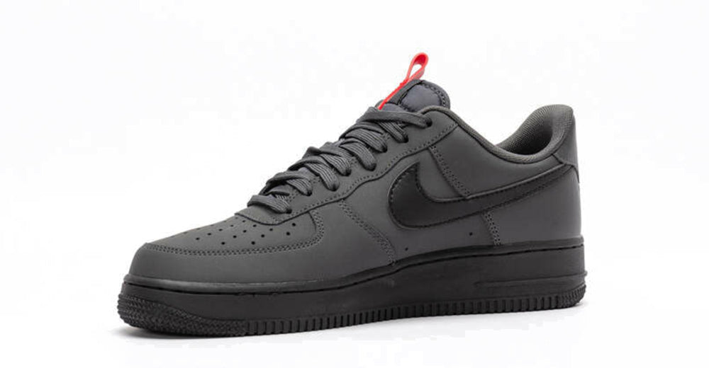 Nike Air Force 1 low Anthracite (Dark Grey / Red)