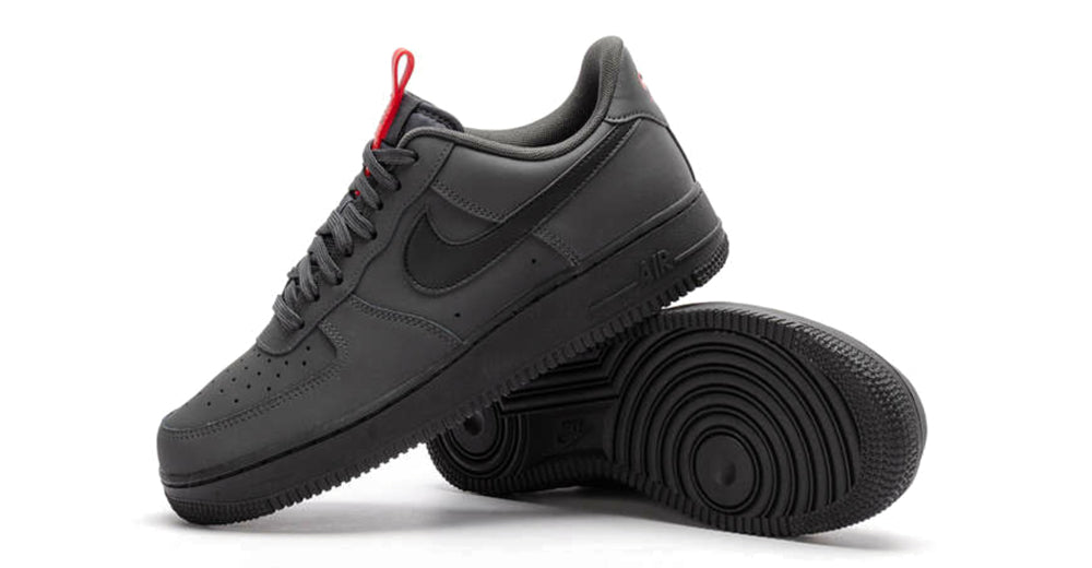 Nike Air Force 1 low Anthracite (Dark Grey / Red)