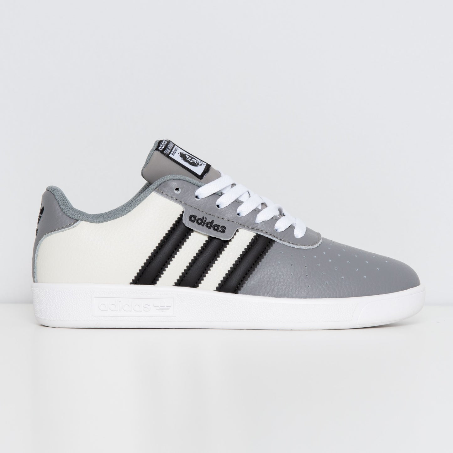 Adidas Cross Court Gray / Black / White