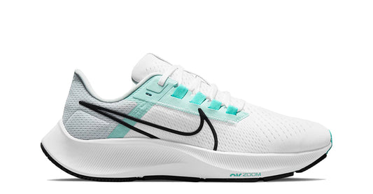 Nike Air Zoom Pegasus 38 Running shoes (White/Oil Grey/Aurora Green)